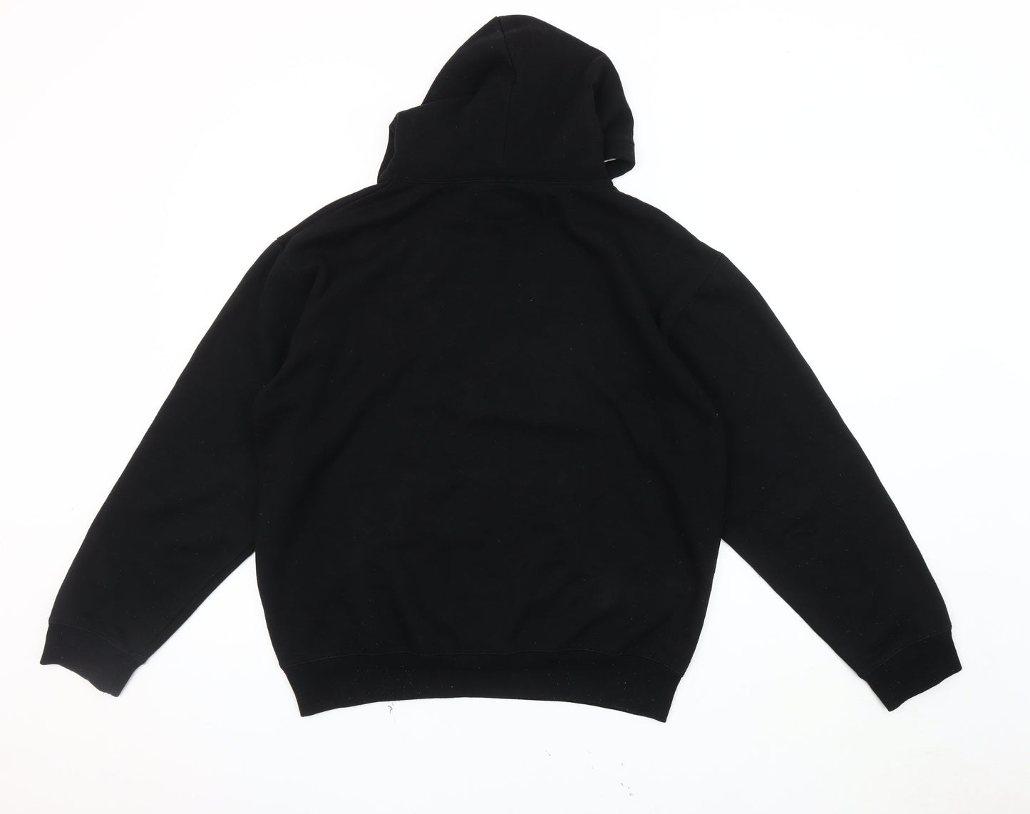 Mens UK Size M Scotland Black Pullover Hoodie
