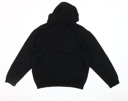 Mens UK Size M Scotland Black Pullover Hoodie