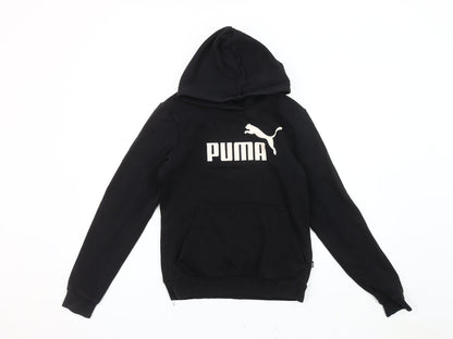 Puma Boys Black Pullover Hoodie M - Casual Sportswear