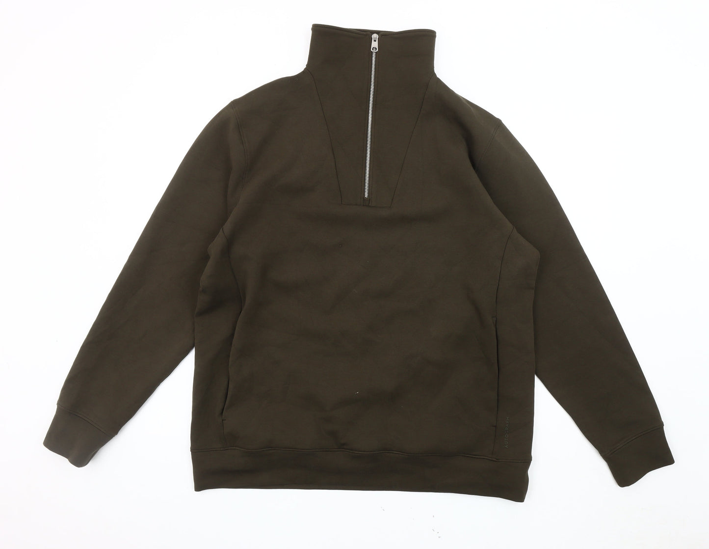 Autograph Men's XL Brown Sweatshirt with 1/4 Zip