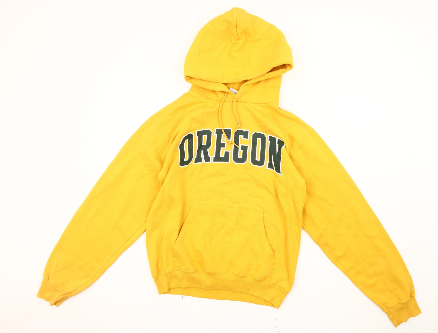 Mens UK Size S Champion Yellow Pullover Hoodie