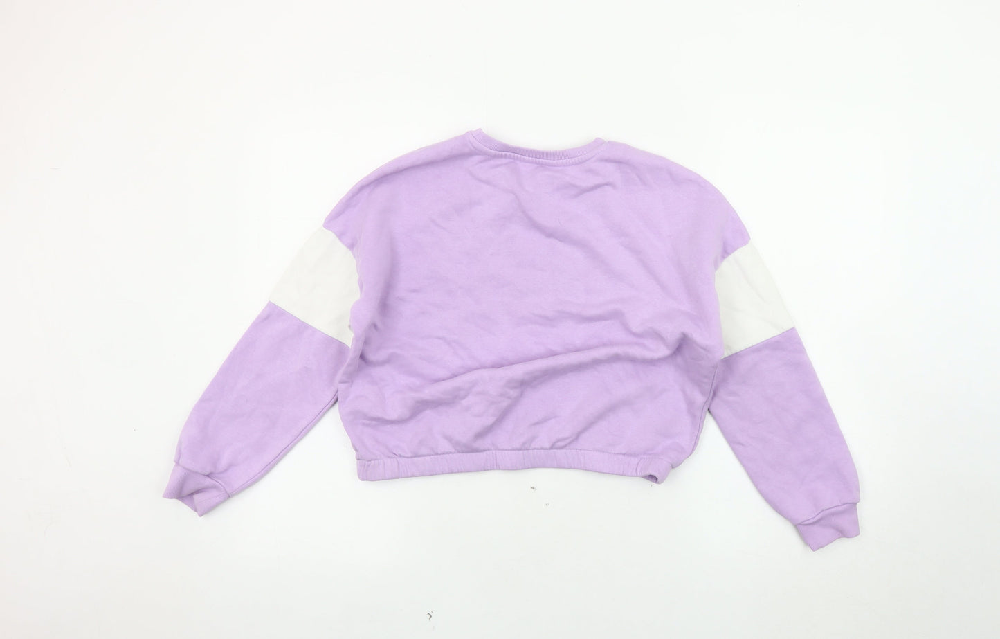 Marks and Spencer Girls Purple Pullover Sweatshirt, 11-12 Years