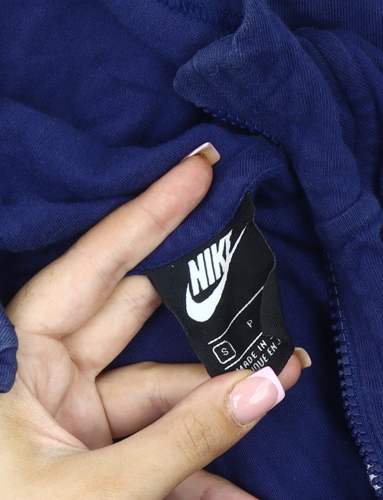 Nike Boys Blue Basic Jacket with Hood - Size S