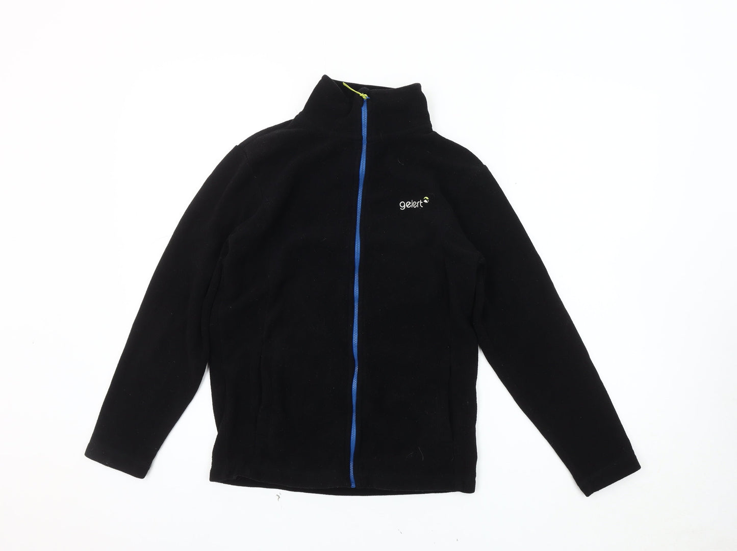 Gelert Boys Black Fleece Jacket 13 Years Full Zip Casual