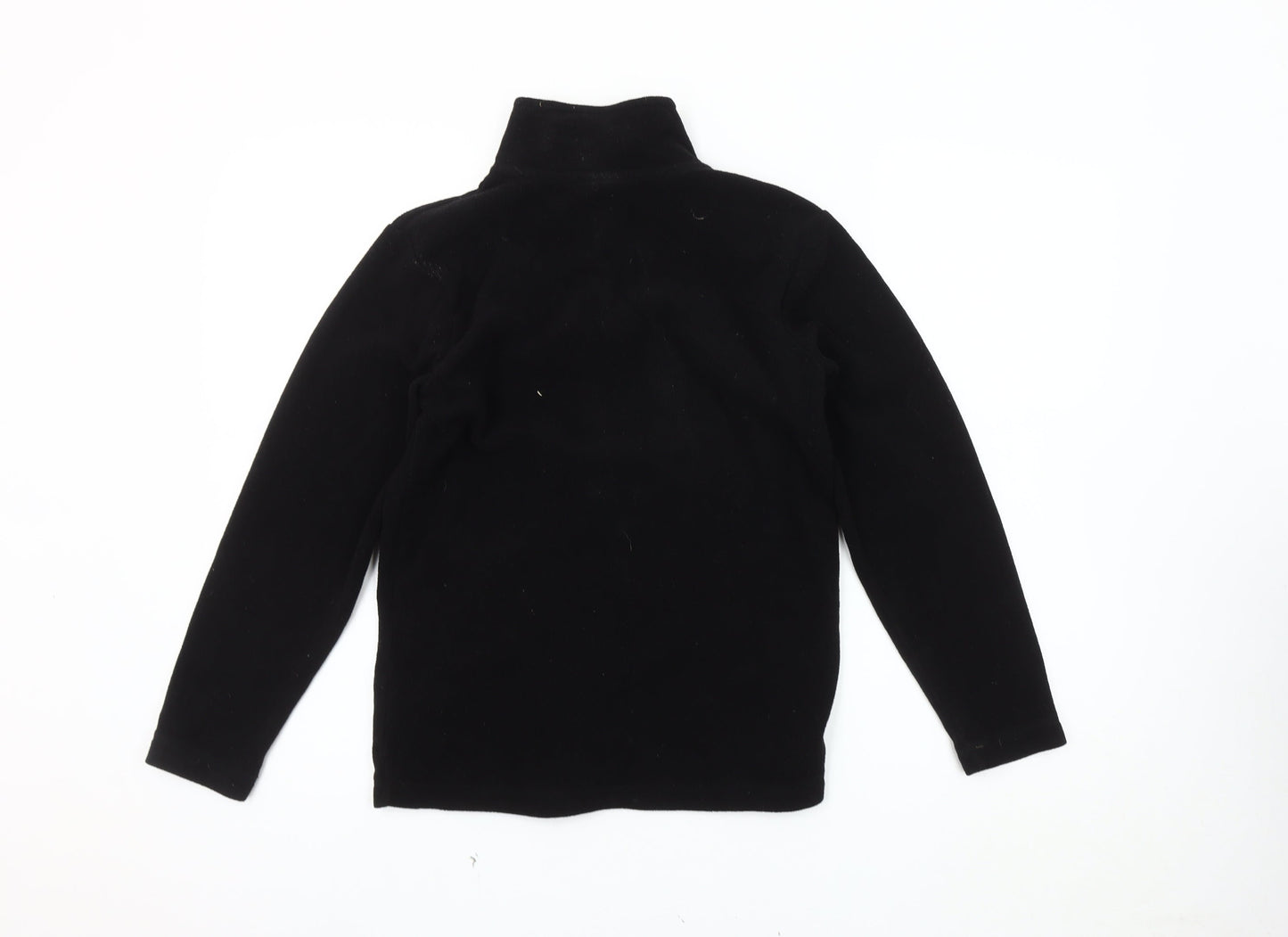 Gelert Boys Black Fleece Jacket 13 Years Full Zip Casual