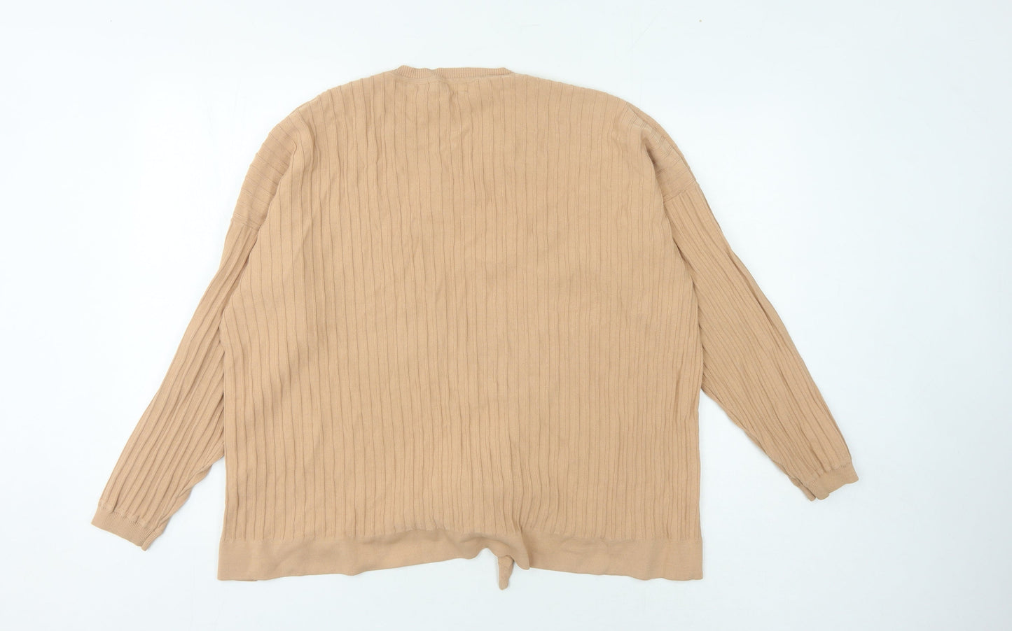 Womens UK Size 16 Marks and Spencer Beige Pullover Jumper