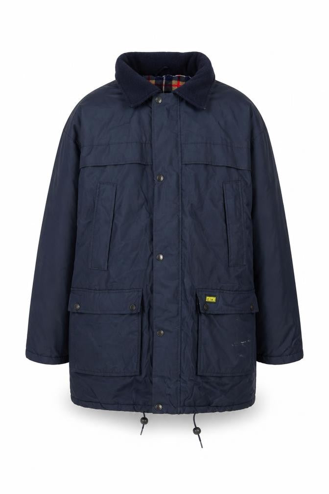 Mens UK Size S Streetwise Blue Parka Coat