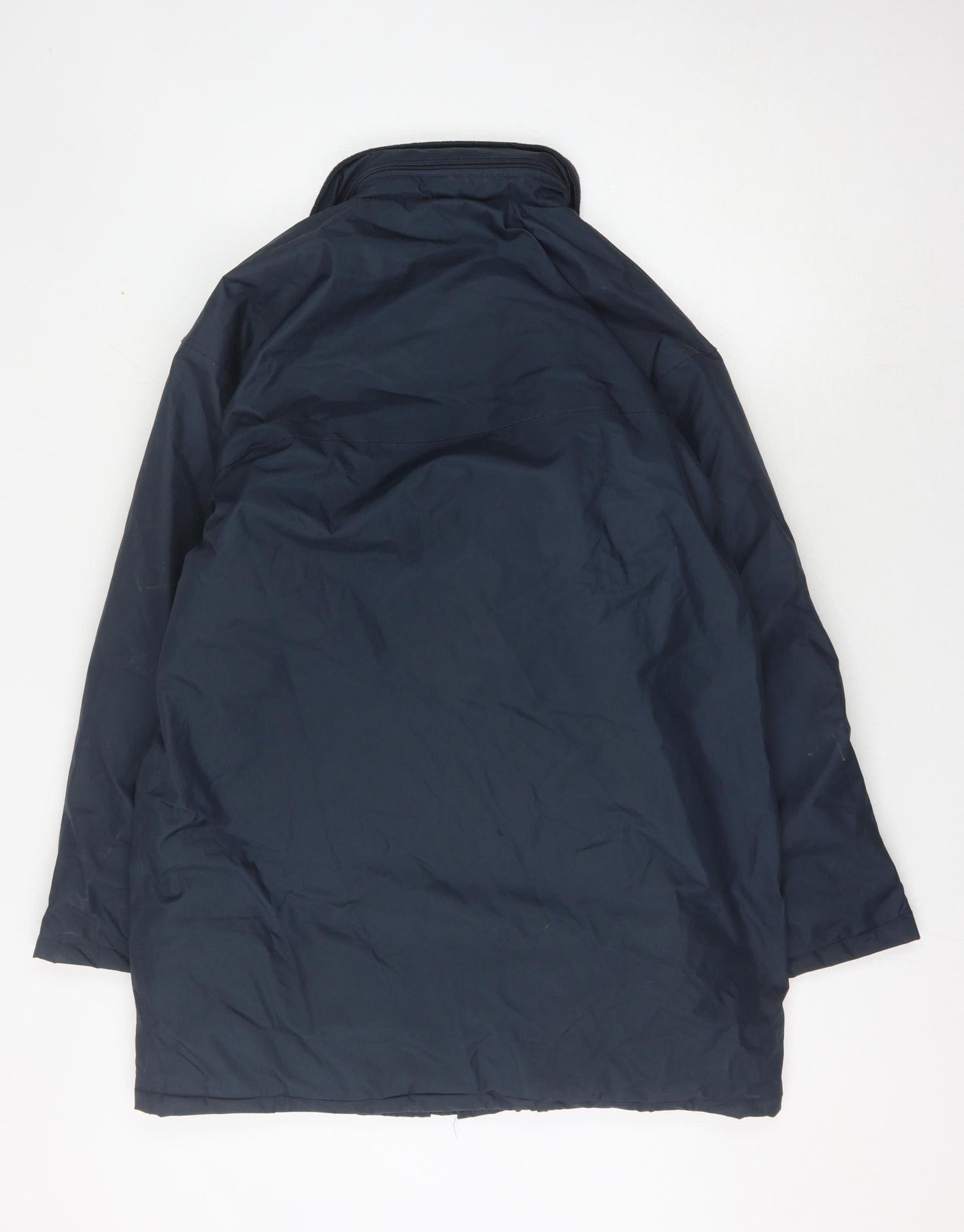 Mens UK Size S Streetwise Blue Parka Coat