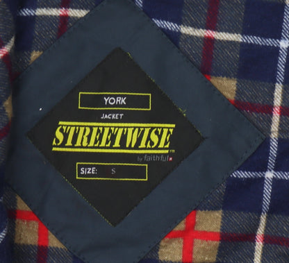 Mens UK Size S Streetwise Blue Parka Coat
