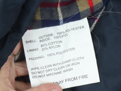 Mens UK Size S Streetwise Blue Parka Coat