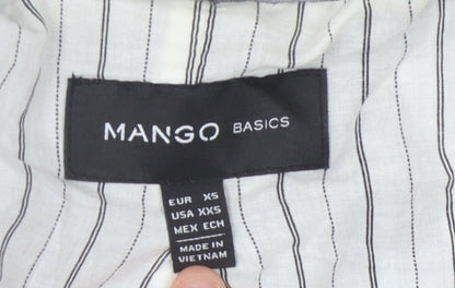 Mango Women Grey XS Classic Blazer