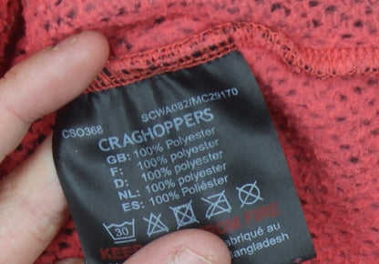 Craghoppers Women's Red Pullover Hoodie, Size 10, Casual