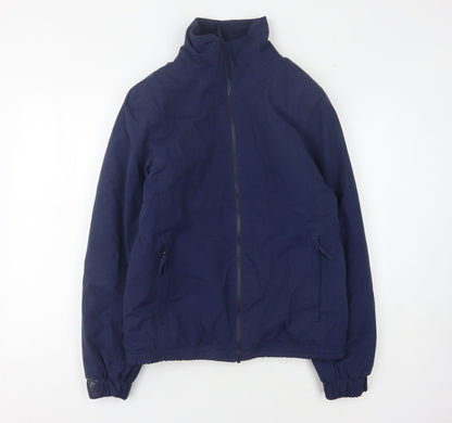 Womens UK Size S Crane Blue Basic Jacket
