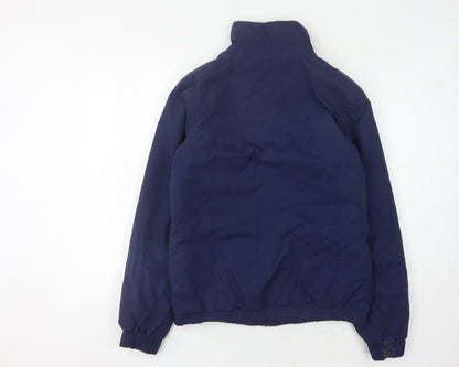 Womens UK Size S Crane Blue Basic Jacket