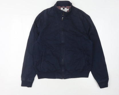 Mens UK Size M Topman Blue Basic Jacket