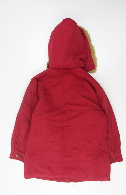 Island Republic Red Women's Parka Coat M