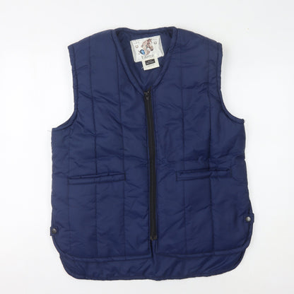 Mens UK Size 40 in L'avenir Blue Puffer Jacket