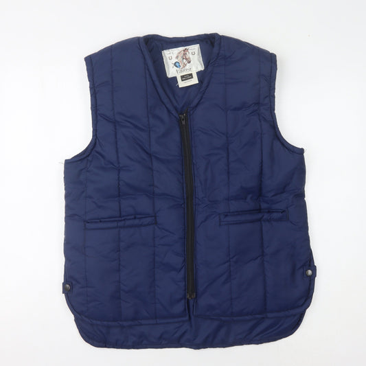 Mens UK Size 40 in L'avenir Blue Puffer Jacket