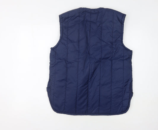 Mens UK Size 40 in L'avenir Blue Puffer Jacket