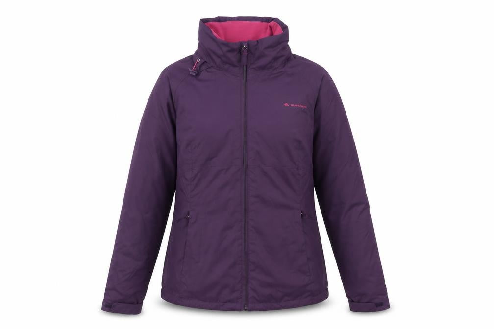 Womens UK Size S Quechua Purple Basic Jacket