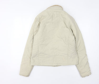 Dare 2b Women's Beige Fur Trim Jacket Size 10