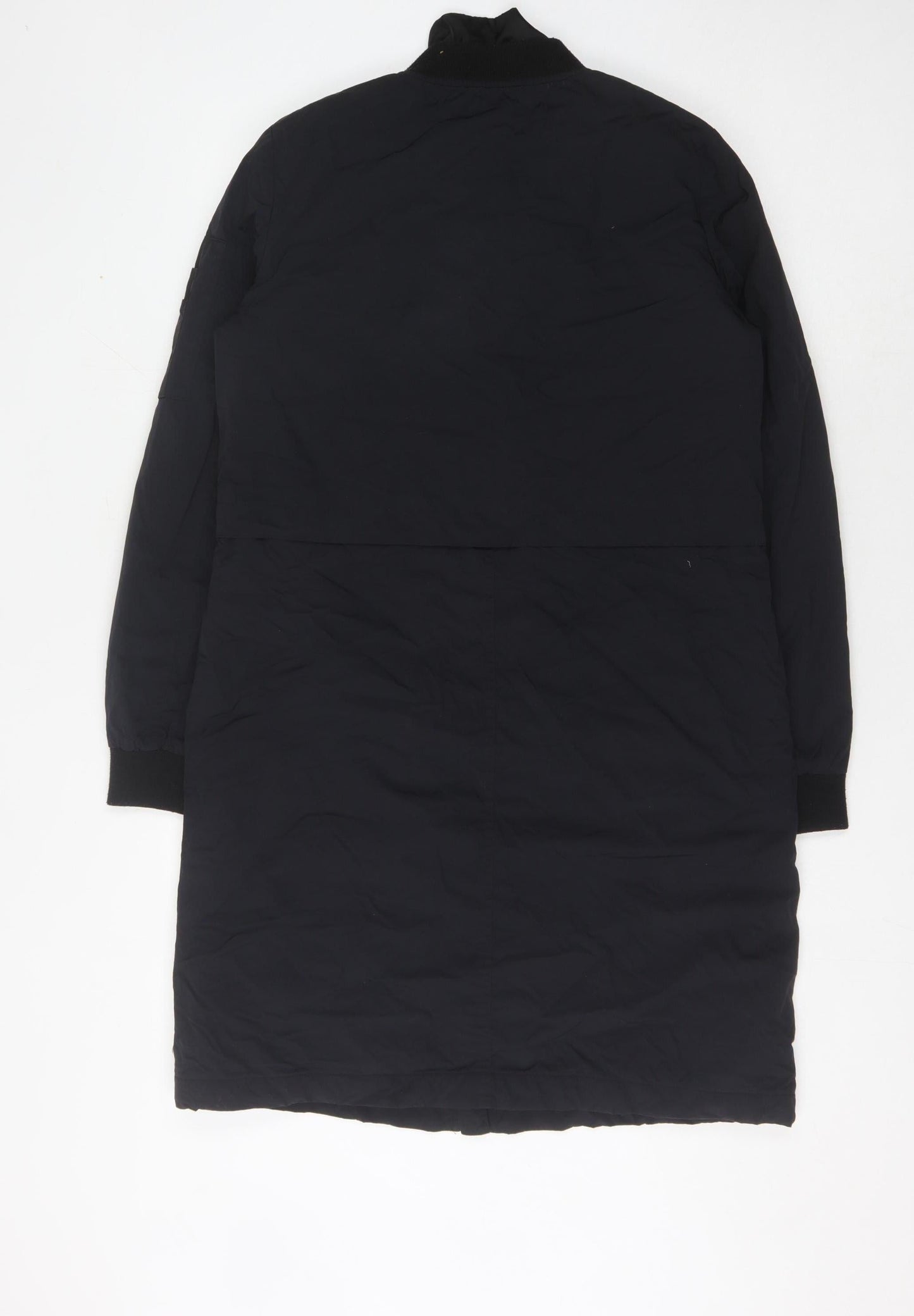 Womens UK Size 10 NEXT Black Bomber Jacket