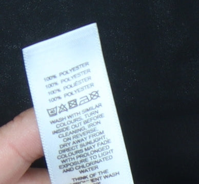 ASOS Women's Black Wrap Midi Skirt - Size 8