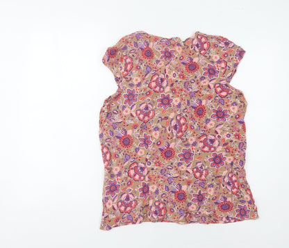 Joanna Hope Women's Floral Viscose Blouse Size 16