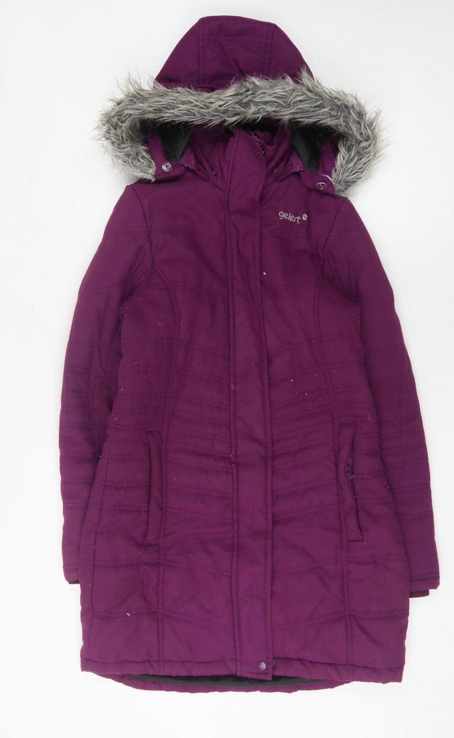 Womens UK Size 8 Gelert Purple Puffer Jacket