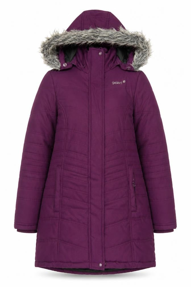 Womens UK Size 8 Gelert Purple Puffer Jacket