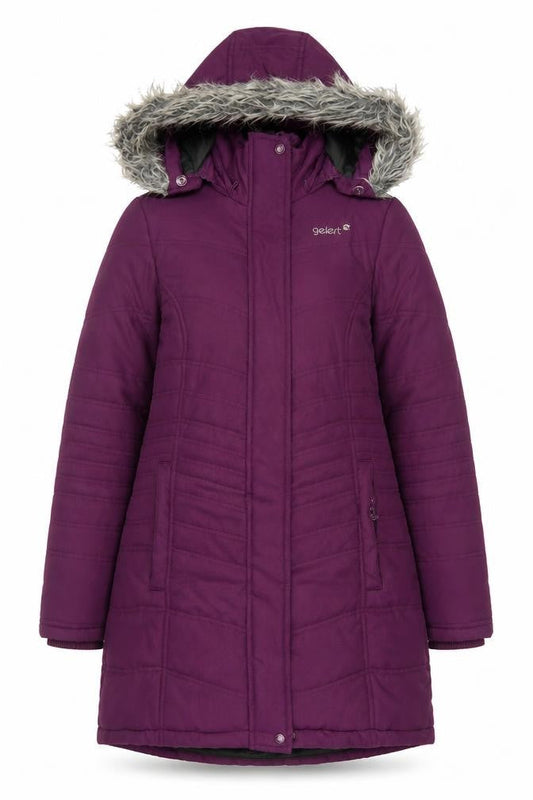Womens UK Size 8 Gelert Purple Puffer Jacket