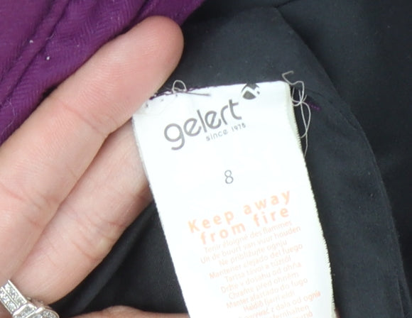Womens UK Size 8 Gelert Purple Puffer Jacket