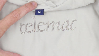 Telemac Women's Beige Trench Coat M Casual Long Sleeve