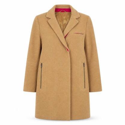 Womens UK Size 10 ASOS Beige Overcoat