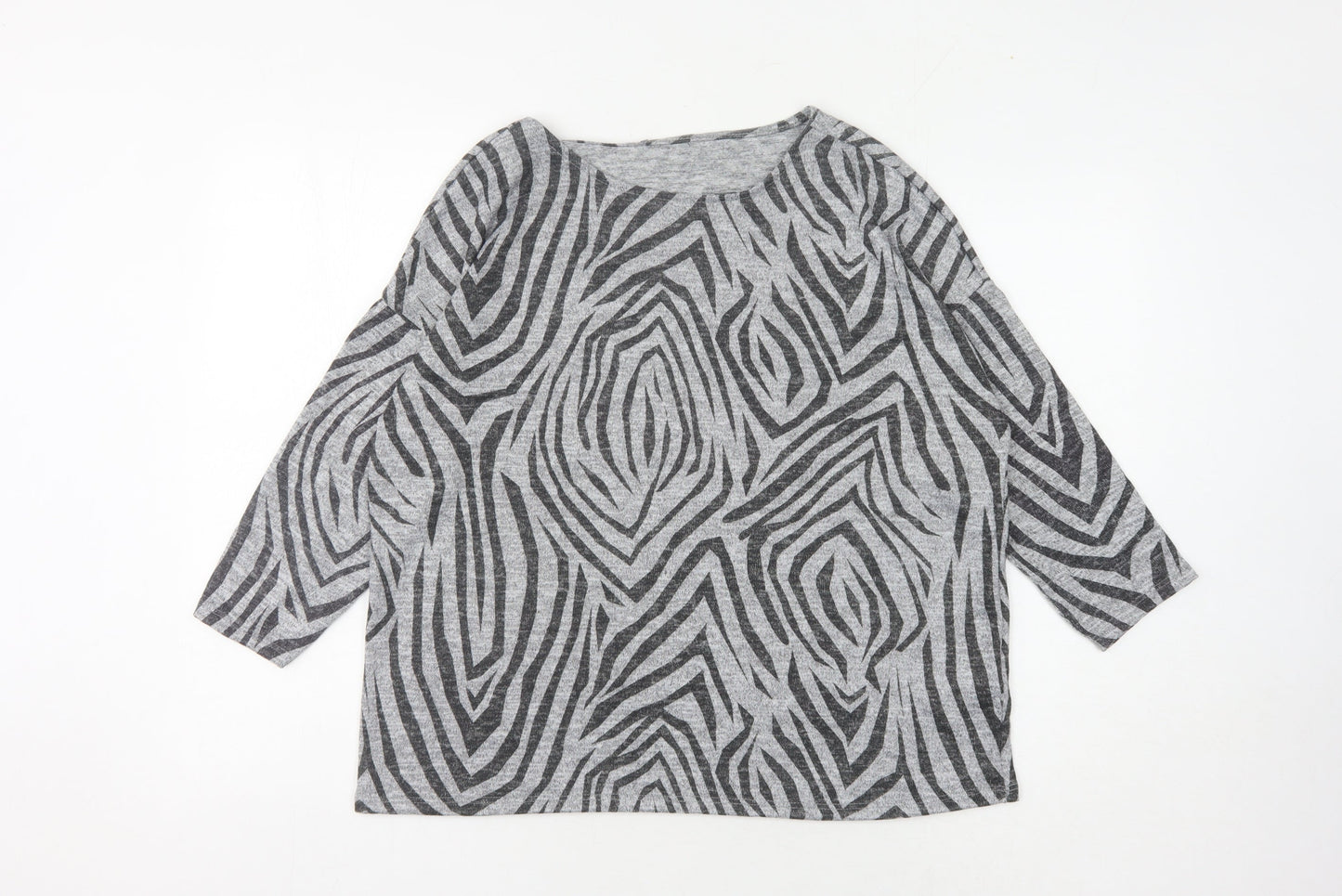 Womens UK Size 14 Principles Grey Pullover Jumper