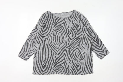 Womens UK Size 14 Principles Grey Pullover Jumper