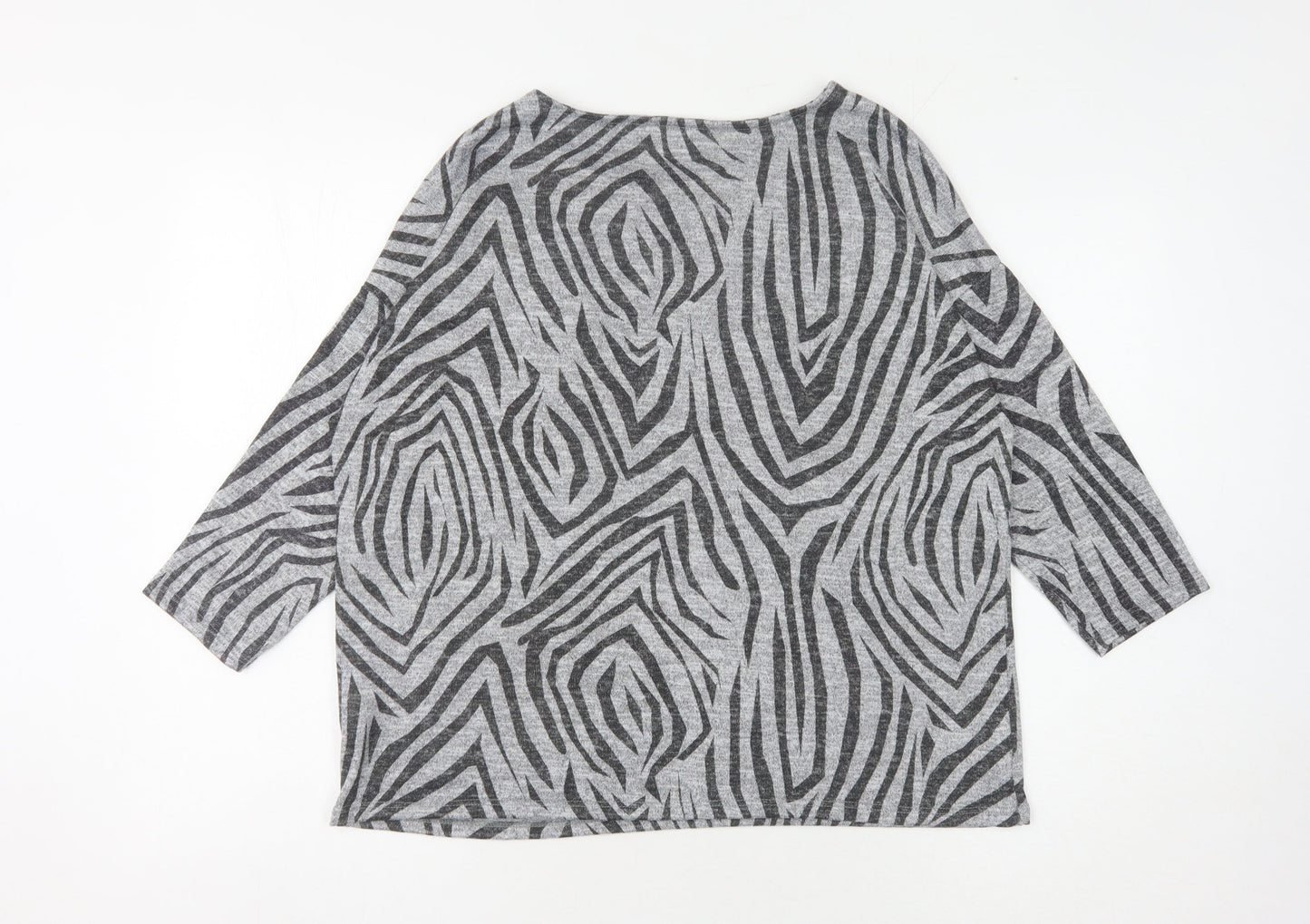 Womens UK Size 14 Principles Grey Pullover Jumper