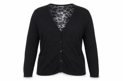 Cellbes Women's Black Cardigan, Size 10, Long Sleeve