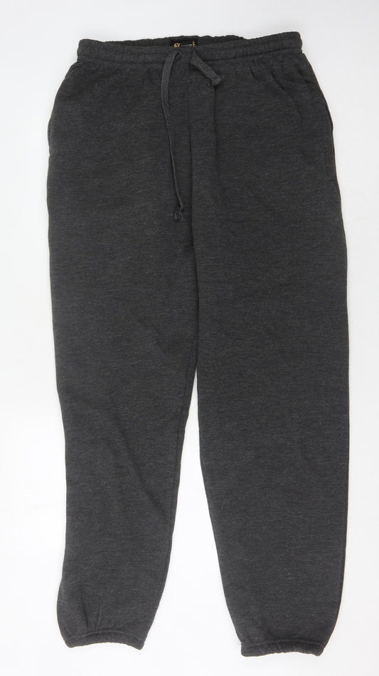 Crystal Men's Grey XL Joggers - Casual Comfort
