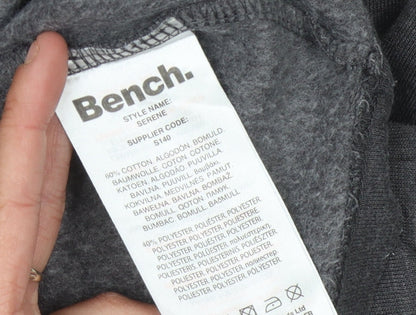 Mens UK Size S Bench Grey Pullover Sweatshirt