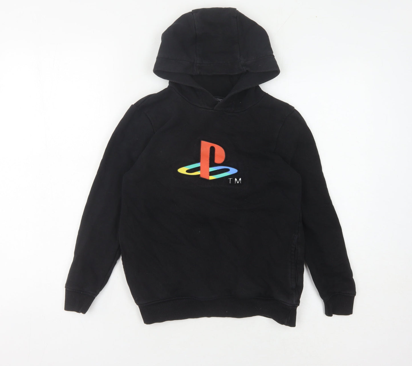 Official Boys Black PlayStation Hoodie 9-10 Years