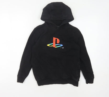 Official Boys Black PlayStation Hoodie 9-10 Years