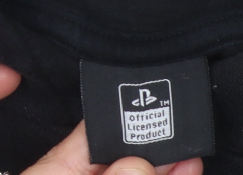Official Boys Black PlayStation Hoodie 9-10 Years