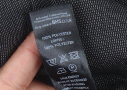 BHS Women's Grey Blazer Size 12 Notch Lapel