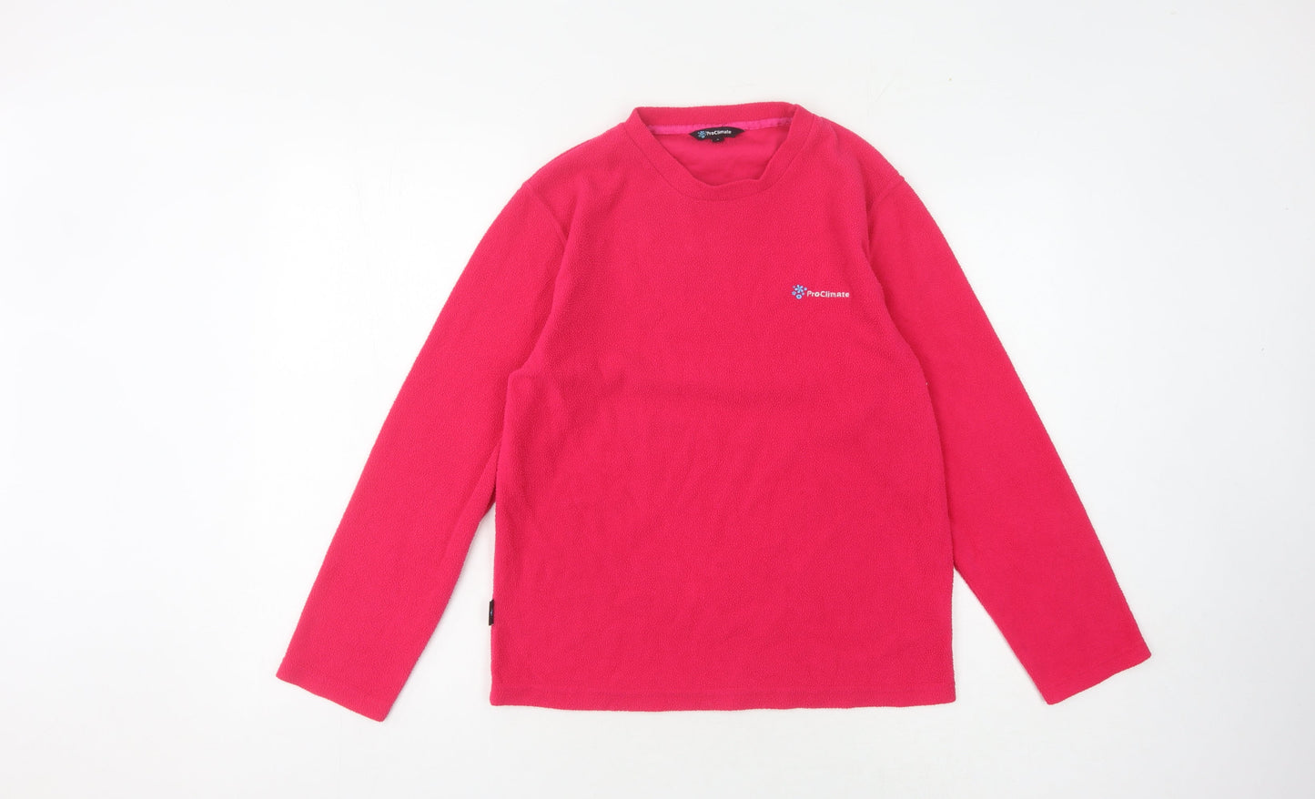 ProClimate Women's Pink Pullover Sweatshirt, Size 8