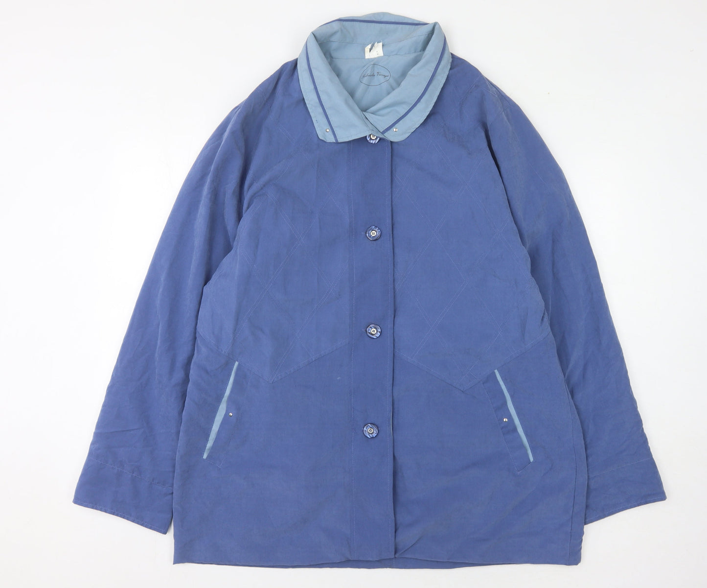 Womens UK Size 16/18 Gabriella Vicenza Blue Pea Coat