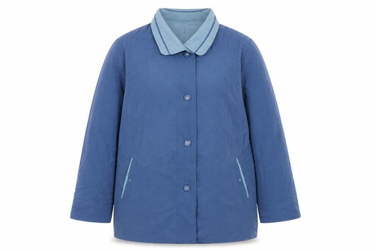 Womens UK Size 16/18 Gabriella Vicenza Blue Pea Coat