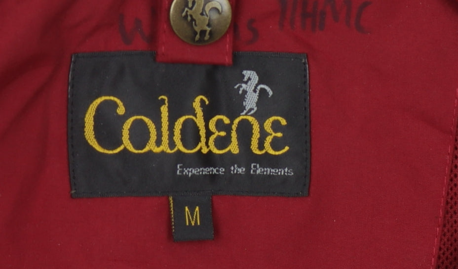 Mens UK Size M Caldene Red Rain Coat
