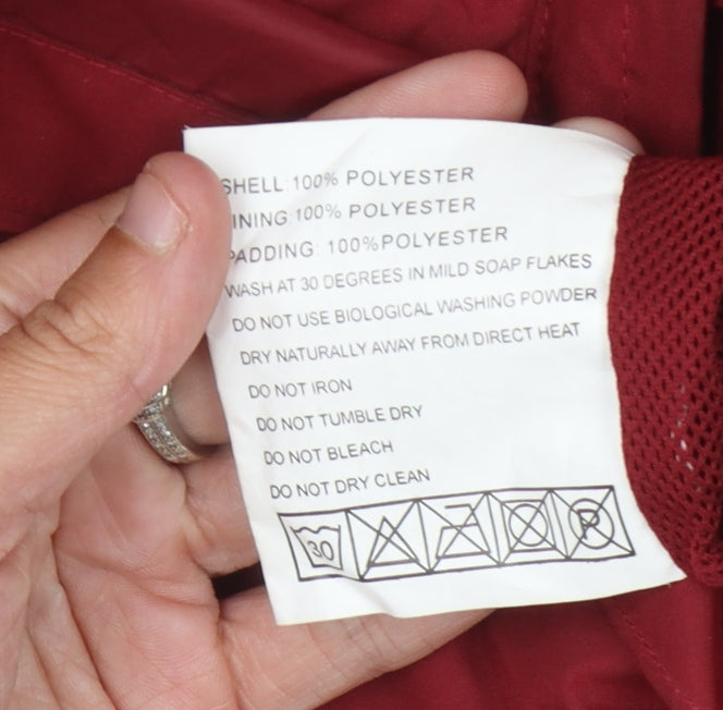 Mens UK Size M Caldene Red Rain Coat