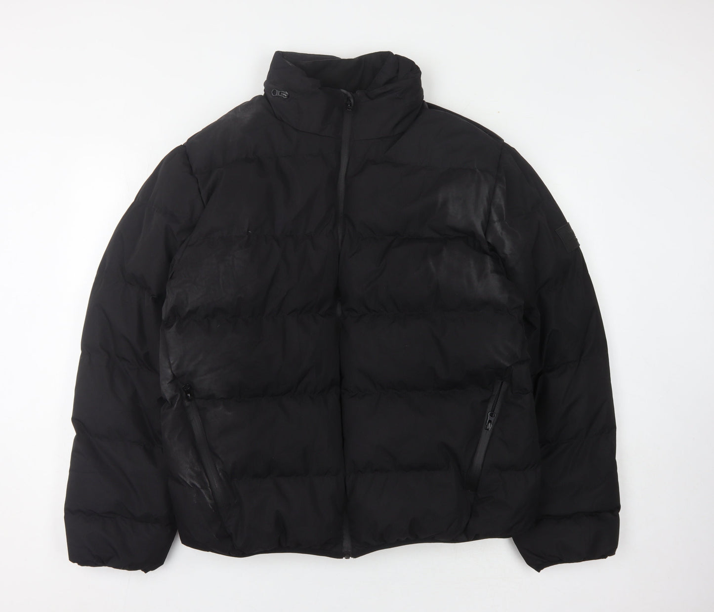 Mens UK Size 2XL Lonsdale Black Puffer Jacket